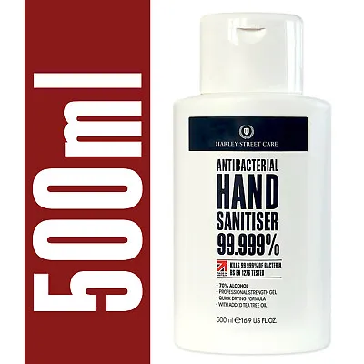 500 Ml HSC Disinfectant Hand Sanitiser Gel 70% Alcohol Antibacterial Refill UK • £4.99