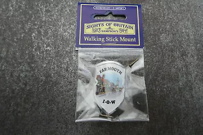 Yarmouth Isle Of Wight Walking Stick Mount Badge Stocknagel (L2W) • £4.99