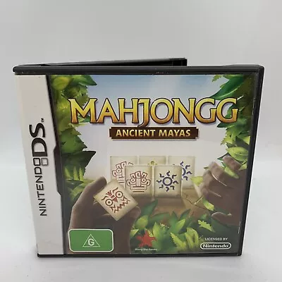 Mahjongg Ancient Mayas Nintendo DS Complete  • $3