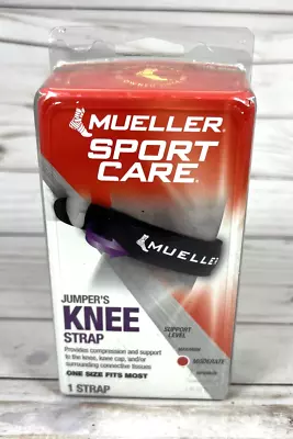 Mueller Sport Jumper's Knee Strap Black Moderate Support One-Size NEW • $16.99