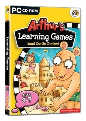 New & Sealed Arthur's Learning Games Sandcastle Contest PC CD-ROM Educational • £3.99