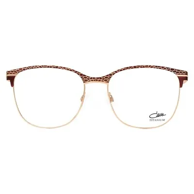 $289.50 • Buy Cazal Mod.1242 001 Wine Gold Round Cat Eye Eyeglasses Titanium Frame 54-17-135