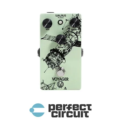 Walrus Audio Voyager Preamp Overdrive Pedal EFFECTS - DEMO - PERFECT CIRCUIT • $219.99