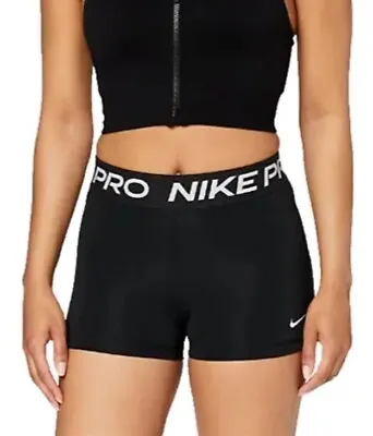 NEW Nike Med Women's 365 Pro 3'' Comp. Yoga/Volleyball Shorts Black CZ9857-010 • $37.49