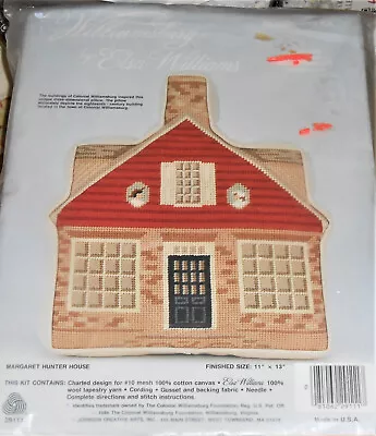 1986 Williamsburg Elsa Williams Colonial Margaret Hunter House Needlepoint Kit • $34.28