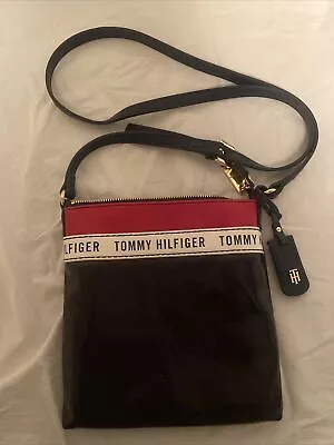 Red White Black Tommy Hilfiger Cross Body Purse VINTAGE  • $29.99