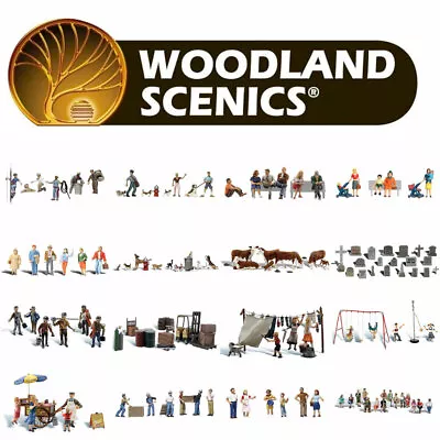 Woodland Scenics OO HO Gauge 1:76 1:87 Scale Model Figures Large Choice • £13.70