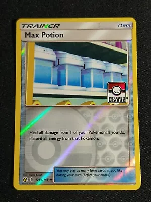 Pokémon 4x Max Potion 128A/145 Reverse Holo League Promo LP • $3.50