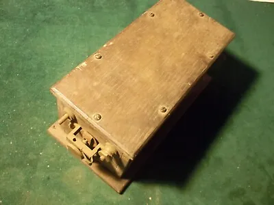 $95 • Buy Antique  Vibrating Buzz Coil In Oak Box ~ GO53