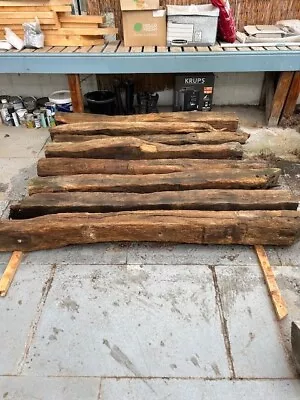 ENGLISH OAK BEAM - Original 300 Year Old Oak Roof Purlins. 170-190cms Long.  • £120