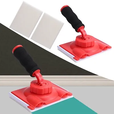 Professional Latex Paint Edger Brushes Wall Ceiling Corner Paint Brush Handlebar • £4.29
