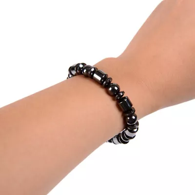 Weight Loss Black Stone Magnetic Therapy Braclet • £96.42