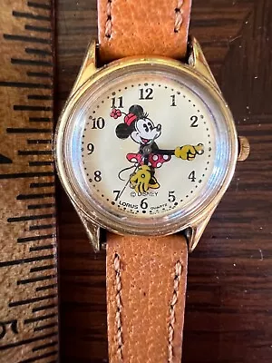 Vintage Lorus Minnie Mouse Watch - Tan Band • $15