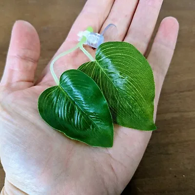 Betta Bed Leaf Hammock.  Plastic Aquarium Leaf Decoration For Your Betta To Rest • $6.98