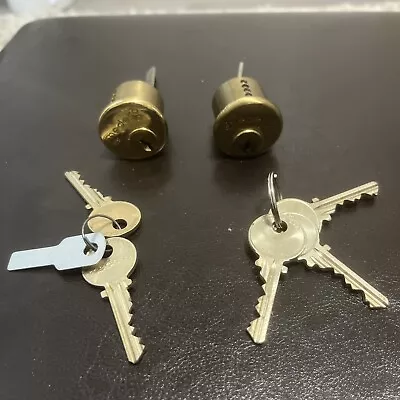 Lot Of 2 Medeco Classic 51S High Security Mortise Cylinder W/ Keys • $59