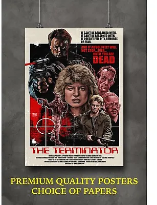 £4.12 • Buy The Terminator Classic Movie Large Poster Art Print Gift A0 A1 A2 A3 A4 Maxi