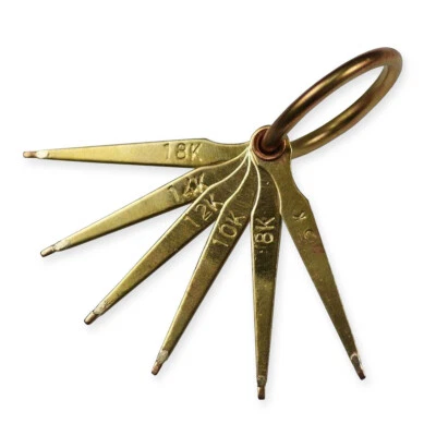 £55 • Buy Gold Testing Needle Scrap Pawn Kit Identitfy Acid Test 8k 10k 12k 14k 18k Silver