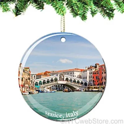 Venice Landmark Porcelain Ornament - Italy Christmas Souvenir Travel Gift • $14.99