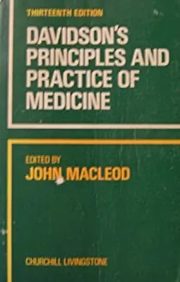 Davidson's Principles And Practice Of Medicine Paperback • £4.27