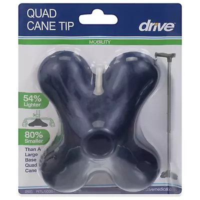 Cane Tip With Stable Quad Support For 3/4 Diameter Cane Shaft Drive RTL10351 NIB • $9.99