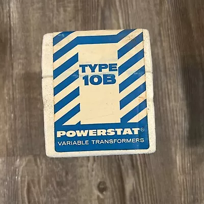 Superior Electric Type 10B Powerstat Variable Transformer 2.25 Amp 132V • $75