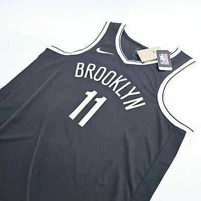 Nike Kyrie Irving 11 Brooklyn Nets Icon Edition Jersey Mens X-LARGE XL Black NEW • $54.92