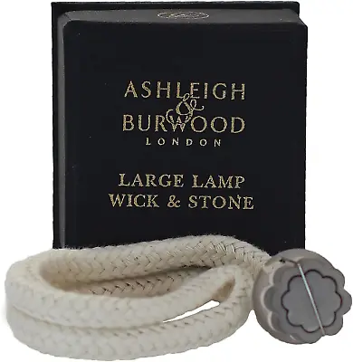 £8.89 • Buy ASHLEIGH & BURWOOD Large Replacement Wick Boxed For Use In Fragrance Lamp