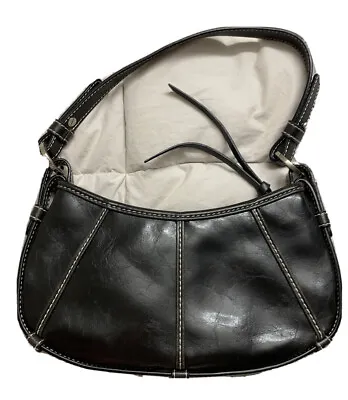 $18 • Buy Vintage Express Shoulder Bag. Leather, Perf Cond! Silver Hardware, Great Quality