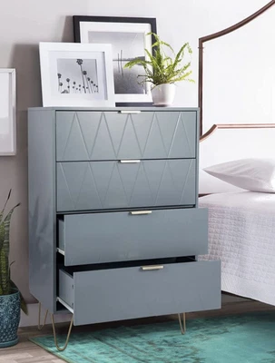 $83 • Buy Dresser Chest Of Drawers - Gray