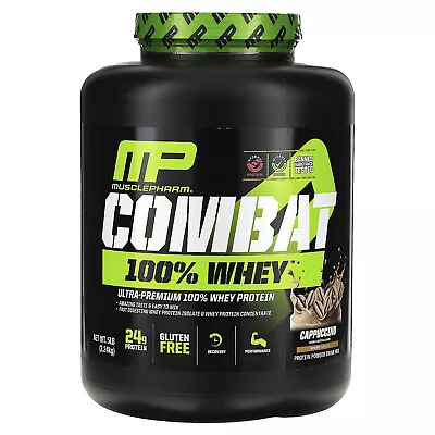 Combat 100% Whey Protein Cappuccino 5 Lb (2.24 Kg) • $84.99