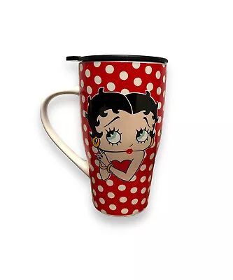 £19.99 • Buy Betty Boop Travel Mug Double Walled Ceramic Coffee Hot Tea Thermal Cup NEW BNIB