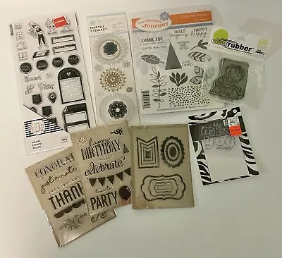 Lot Of 8 NEW Cling Stamp Sets Martha Stewart Stampendous Ms. Sparkle… • $12