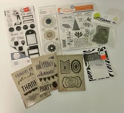 Lot Of 8 NEW Cling Stamps Sets Martha Stewart Stampendous Ms. Sparkle… • $12