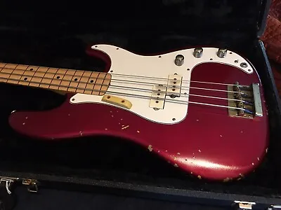 Fender 1980 Fender Precision Bass Special Fretless Vintage And Rare Hard Case • $2495