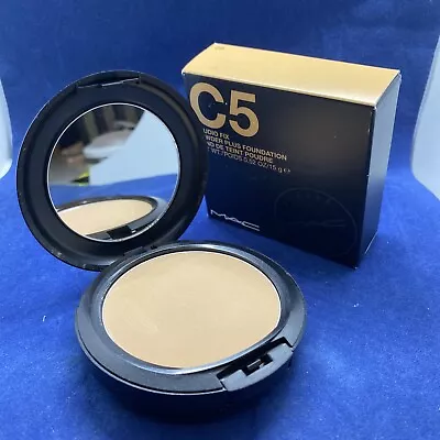 MAC Studio Fix Powder Plus Foundation C5 Light Neutral Golden Size .52oz / 15g • $19.95