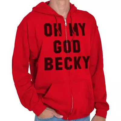 Oh My God Becky Retro Throwback Mix A Lot Women Zip Hoodie Jacket Sweatshirt • $32.99