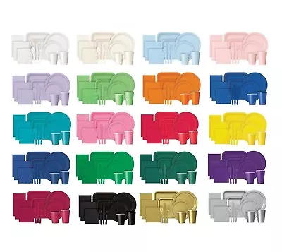 £3.49 • Buy Disposable Partyware Happy Birthday Party Wedding Anniversary Catering Event Bbq