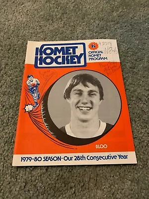 1980 Fort Wayne Komets V Muskegon Mohawks IHL Hockey Program Steve Letzgus 3/26 • $24.50