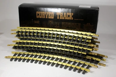 $129.99 • Buy Aristocraft G Scale Curved Brass Track ART 30110 12 Pcs 5ft Diameter Circle