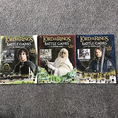 Lord Of The Rings Battle Games Magazine X 3 Special Editions • £4