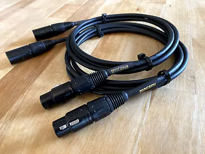 Pair Genuine Mogami Gold STUDIO-06 XLR 2534 Balanced Cables Neutrik Connectors • $89