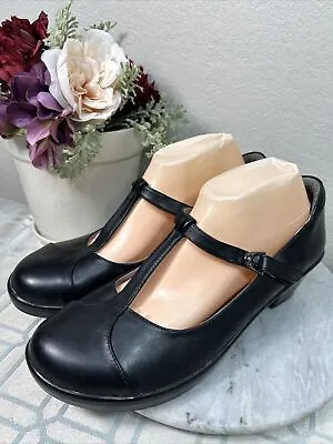 Alegria COC-601 Black Leather Mary Jane Clogs Nurse Shoes Woman’s EU 42 US 11.5 • $35