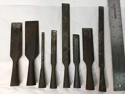 Stanley 750 Chisel Lot 8 Pieces No Handles • $31