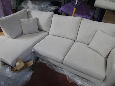£750 • Buy Dunelm Carson Corner Sofa Left Hand Natural New  Rrp£1,499.00 *free Delivery*