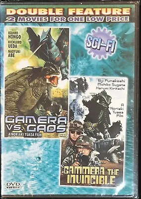 Gamera Vs. Gaos/ Gammera The Invincible Double Feature Brand New Sealed DVD.  • $17
