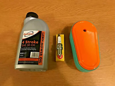 £15.97 • Buy Hayter Harrier 48 Pro Service Kit Oil Spark Plug & Air Filter New 
