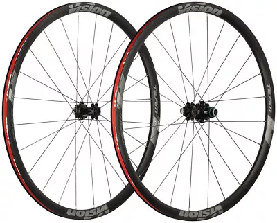 NEW Vision Team 35 Disc Wheelset - 700c 12 X 100/142mm Center-Lock XDR Black • $366