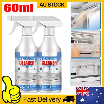 1/2Pcs 60ml Air Conditioner Foaming Cleaner Household Air Foam Cleaning Spray • $2.96