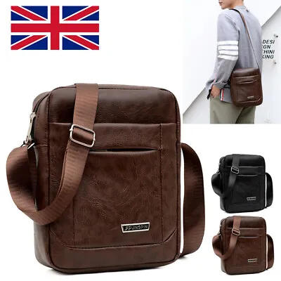 £6.99 • Buy Men's Messenger Bag Leather Crossbody Shoulder Bags Men Travel Multifunctional 