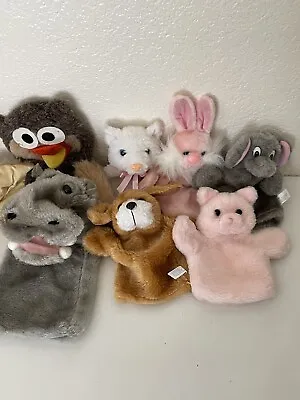 £15.54 • Buy Vintage Oriental Trading Co Hand Puppets Mix Lot Of 9 Dakin Crazy Critters
